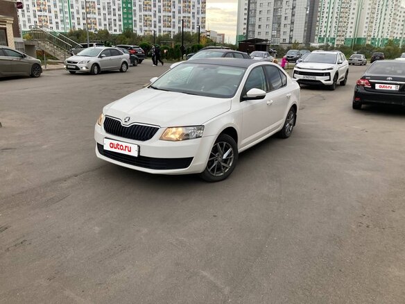 2014 Skoda Octavia III (A7), белый - вид 3