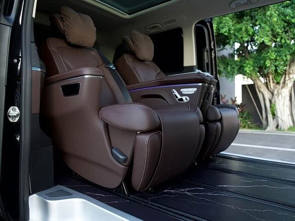 2024 Mercedes-Benz V-Класс Long 300 длинный III (W447) Рестайлинг 2, чёрный, 7805404 рублей - вид 12