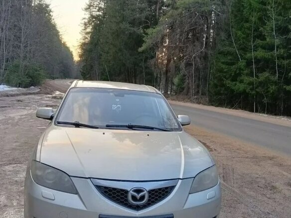 2007 Mazda 3 I (BK) Рестайлинг, серый, 395000 рублей