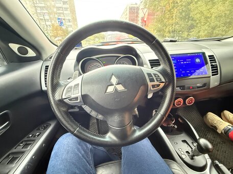 2008 Mitsubishi Outlander II, синий, 690000 рублей, вид 5