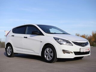 2014 Hyundai Solaris I Рестайлинг, белый, 727059 рублей, вид 3