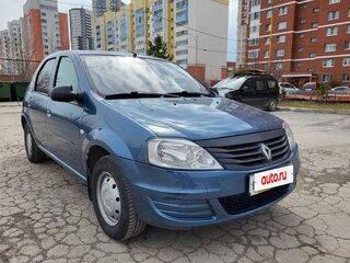 2015 Renault Logan I Рестайлинг, синий, 400000 рублей, вид 3