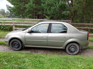 2010 Renault Logan I Рестайлинг, бежевый, 400000 рублей, вид 3