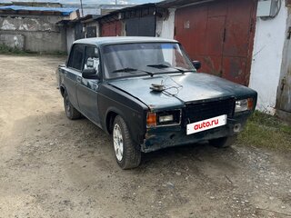 1999 Lada (ВАЗ) 2107, синий, 80000 рублей, вид 2