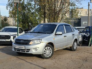 2015 Lada (ВАЗ) Granta I, серебристый, 219000 рублей, вид 1