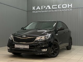 2015 Kia Rio III Рестайлинг, чёрный, 1131000 рублей, вид 1