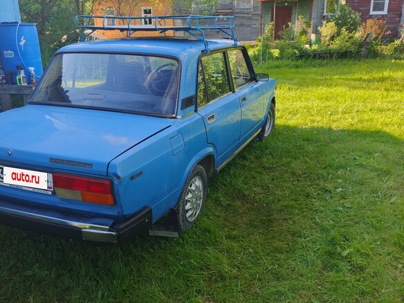 2004 Lada (ВАЗ) 2107, синий, 120000 рублей - вид 6