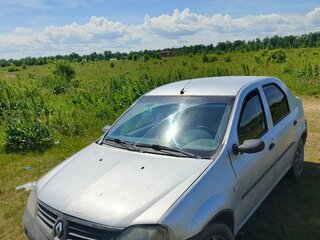 2008 Renault Logan I, серый, 190000 рублей, вид 1