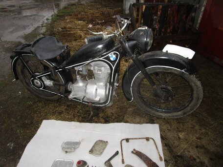 1945 BMW R 35, чёрный, 410000 рублей, вид 2