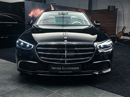 2021 Mercedes-Benz S-Класс 450 Long 4MATIC VII (W223), чёрный, 10190000 рублей, вид 3