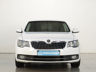 2014 Skoda Superb DSG II Рестайлинг, белый, 1299000 рублей, вид 2