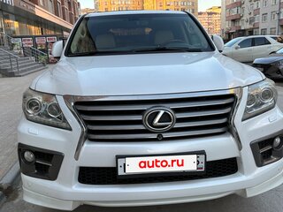 2012 Lexus LX 570 III Рестайлинг, белый, 3400000 рублей, вид 1