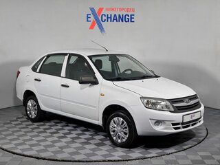 2014 Lada (ВАЗ) Granta I, белый, 299000 рублей, вид 2