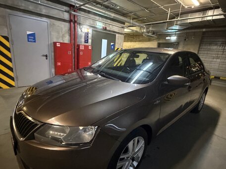 2018 Skoda Rapid I Рестайлинг, коричневый, 1250000 рублей, вид 3