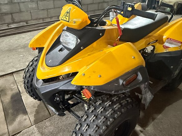 2023 Stels ATV-110, жёлтый, 110000 рублей