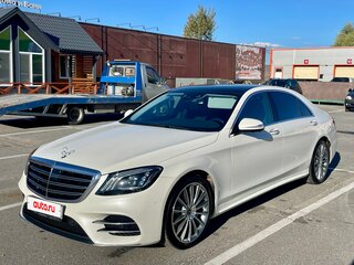 2018 Mercedes-Benz S-Класс 450 Long VI (W222, C217) Рестайлинг, белый, 5000000 рублей, вид 1