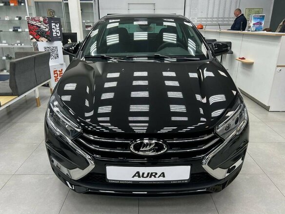 2024 Lada (ВАЗ) Aura, чёрный - вид 1