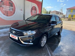 2018 Lada (ВАЗ) Vesta SW I, чёрный, 1110000 рублей, вид 1