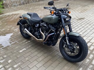 2021 Harley-Davidson Fat Bob, зелёный, 2250000 рублей, вид 1