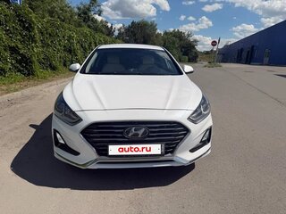 2017 Hyundai Sonata VII (LF) Рестайлинг, белый, 1300000 рублей, вид 3