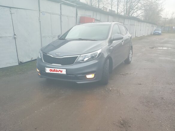 2016 Kia Rio III Рестайлинг, серый, 1000000 рублей - вид 5