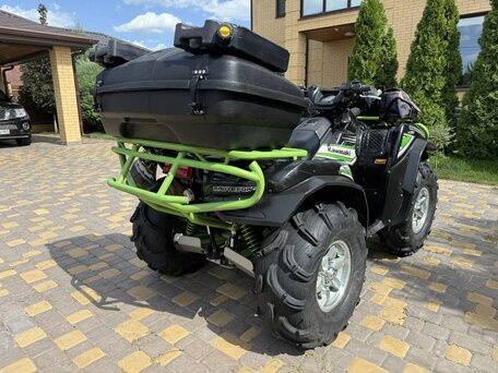 2017 Kawasaki KVF 750 Brute Force, чёрный, 1250000 рублей, вид 4