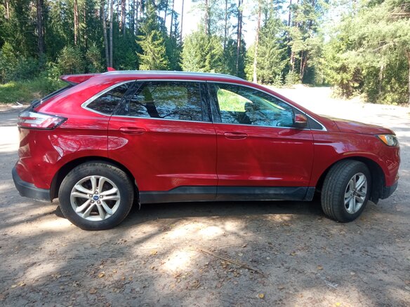 2019 Ford Edge II Рестайлинг, красный, 1884887 рублей - вид 1