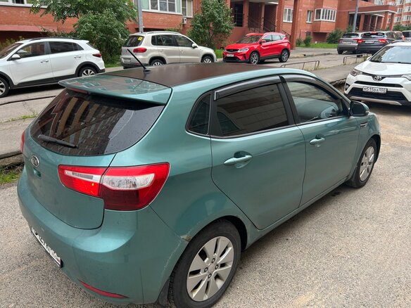 2012 Kia Rio 4-speed III, зелёный - вид 2