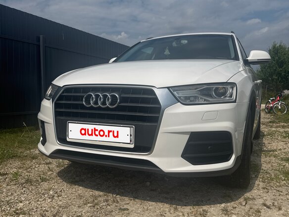 2015 Audi Q3 I (8U) Рестайлинг, белый, 1850000 рублей