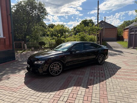 2013 Audi A7 I (4G), чёрный, 1490000 рублей, вид 3