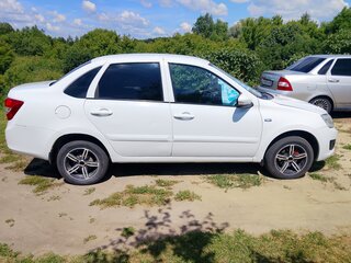 2014 Lada (ВАЗ) Granta I, белый, 345000 рублей, вид 4