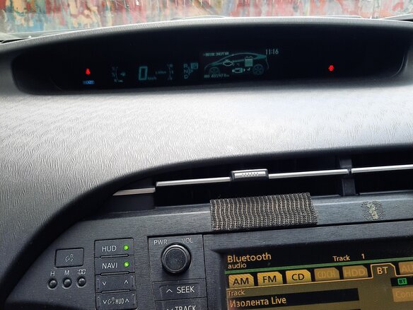 2010 Toyota Prius III (XW30), чёрный, 1100000 рублей - вид 12