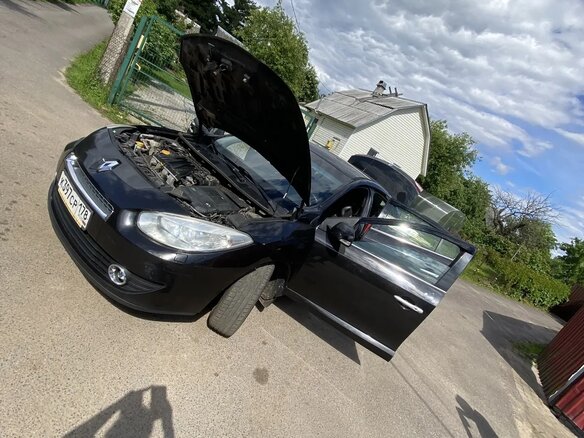 2011 Renault Fluence I, чёрный, 750000 рублей - вид 6