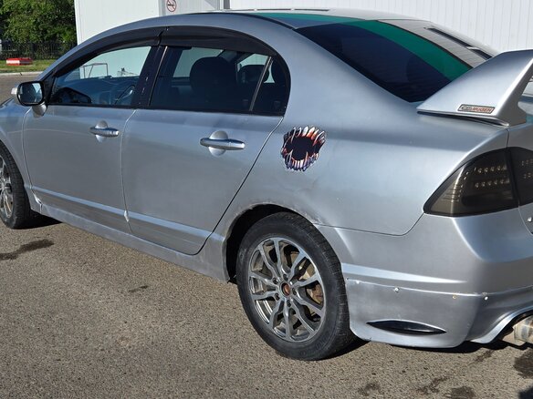 2007 Honda Civic VIII, серебристый, 550000 рублей - вид 10