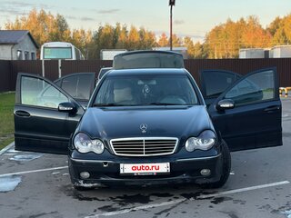 2001 Mercedes-Benz C-Класс 180 II (W203), синий, 490000 рублей, вид 1