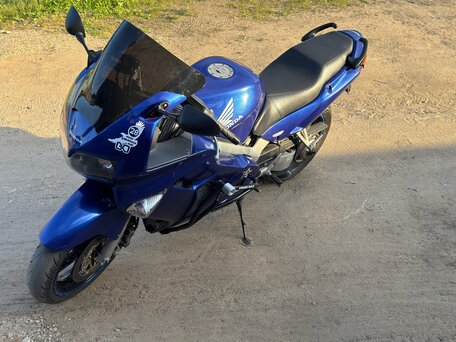 2001 Honda VFR 800, синий, 400000 рублей, вид 4
