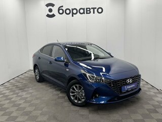 2022 Hyundai Solaris II Рестайлинг, синий, 1790000 рублей, вид 1