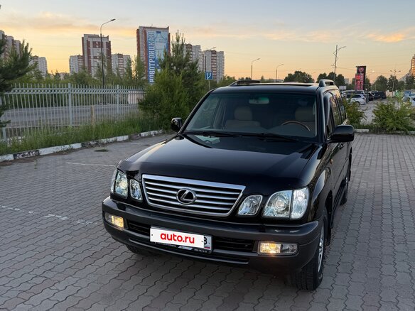 2007 Lexus LX 470 II Рестайлинг, чёрный, 2990000 рублей