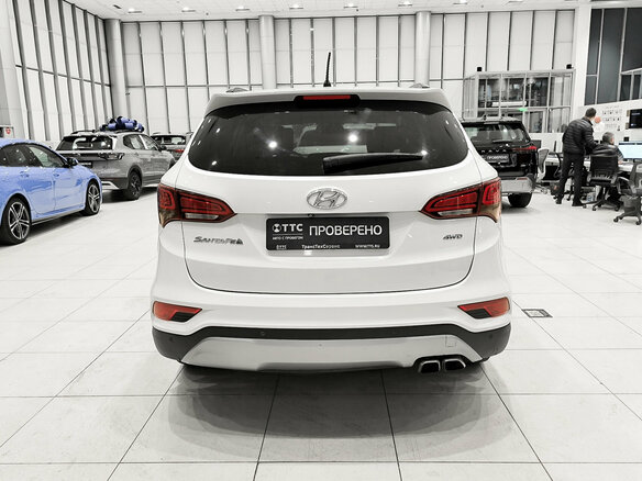 2015 Hyundai Santa Fe III Рестайлинг, белый, 1850000 рублей - вид 5