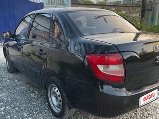 2013 Lada (ВАЗ) Granta I, чёрный, 365000 рублей, вид 5