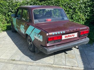 2007 Lada (ВАЗ) 2107, пурпурный, 135000 рублей, вид 2