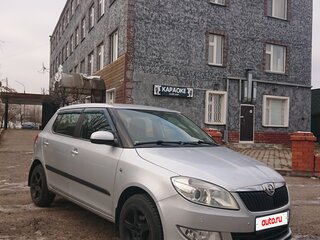 2013 Skoda Fabia II Рестайлинг, серебристый, 505000 рублей, вид 1