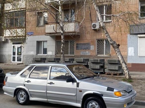 2002 Lada (ВАЗ) 2115, серебристый, 115000 рублей - вид 9