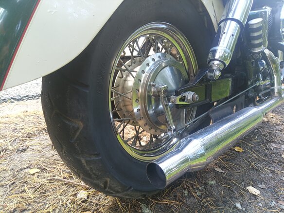 1998 Honda Shadow 400, зелёный, 290000 рублей - вид 3