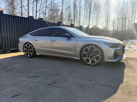 2018 Audi A7 50 TDI II (4K), серый - вид 4