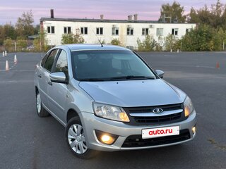 2014 Lada (ВАЗ) Granta I, серебристый, 445000 рублей, вид 1