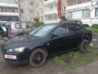 2008 Mitsubishi Lancer X, чёрный, 430000 рублей, вид 4