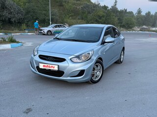 2012 Hyundai Solaris I, голубой, 690000 рублей, вид 1