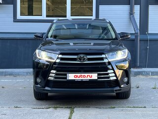 2017 Toyota Highlander III (XU50) Рестайлинг, чёрный, 3449000 рублей, вид 2