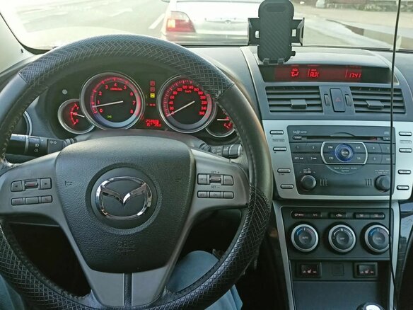 2008 Mazda 6 II (GH), красный, 950000 рублей - вид 6